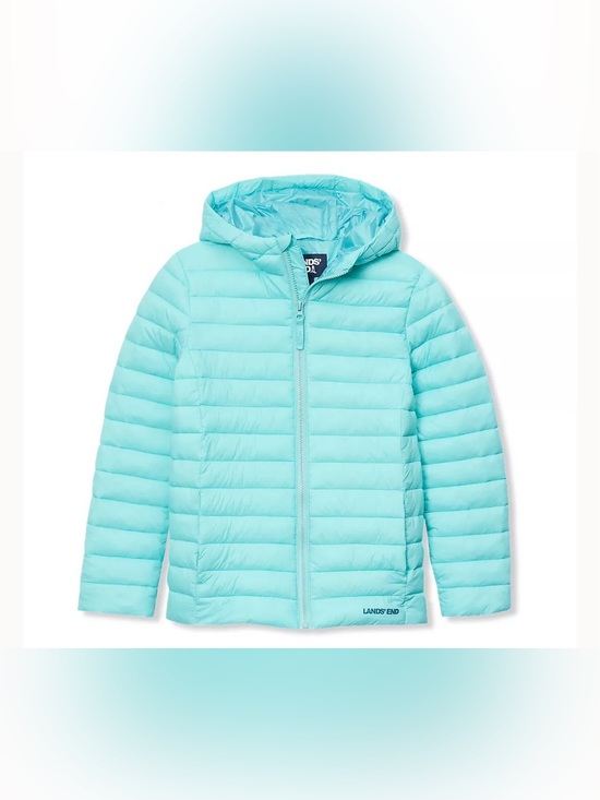 Lands' End Other - Lands' End Kids FeatherFree™ Insulated Hooded Packable Jacket - Size M
